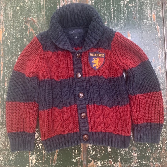Tommy Hilfiger Kids Knit Button Cardigan - size 3T - Picture 5 of 10